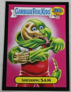 GARBAGE PAIL KIDS 2015 - 30th Anniversary BLACK card #10a "Shedding Sam" - Picture 1 of 4