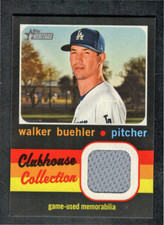 2020 Topps Heritage High Jersey Walker Buehler Los Angeles Dodgers 1:26