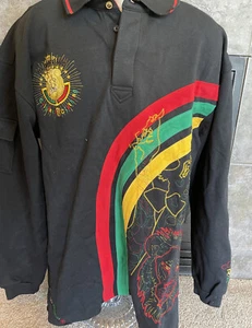 Urban Wear Hustlar Barefox Pullover Black Shirt Long Sleeve XXL Graphic - Picture 1 of 4