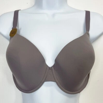 Sujetador Wacoal para mujer 34DDD gris máxima comodidad correas ajustables con aros nuevo con etiquetas Foto 1 de 4