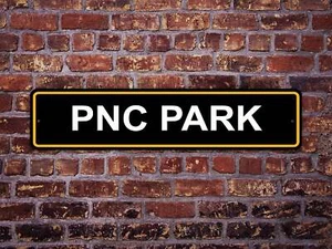 PNC Park Street Cartello Pittsburgh Pirates Baseball Road - Foto 1 di 6