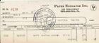 Pathe Exchange Inc. 1926 Happy Hunting Grounds Film Booking Receipt Ref 39768