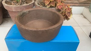 Antique Old Hand Carved Marble Stone Made Kichen Use Pounding Mortar Pot Bowl - Picture 1 of 11