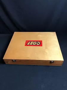 LEGO 821 - 2 Holzkiste P2 Wooden Storage Box Sortierkasten mit Inlay von 1966 P2 - Bild 1 von 15