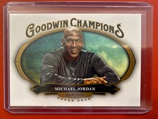 2020 Upper Deck Goodwin Champions MICHAEL JORDAN HORIZONTAL BLANK BACK CARD SSP
