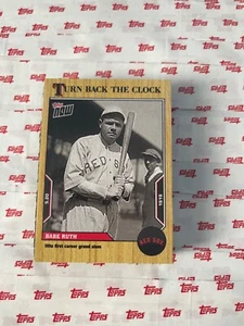๐ BABE RUTH BOSTON RED SOX 2022 TOPPS NOW TURN BACK THE CLOCK #51 ๐ฅ (PR 819) - Picture 1 of 2