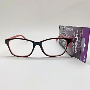D154 SIMPLY SPECS Foster Grant KINSEY RED +1.25 Reading Glasses READERS - Picture 1 of 5
