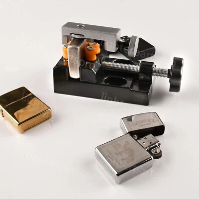 New For Zippo lighter, Hinge pin repair removal kit Bench clamp drill Bench vise - Image 1 of 4