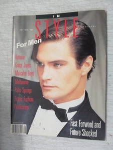 IN STYLE FOR MEN MAGAZINE NOV DEC 1985 MALCOLM BOYD GRACE JONES GAY INTEREST - Picture 1 of 2