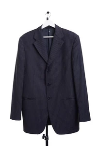 Herren BOGGI MILANO Reda Super 100s 3-Knopf Ton Streifen Blazer Jacke - Bild 1 von 24