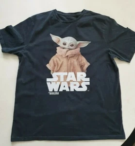 Star Wars Charcoal The Mandalorian T Shirt Size L - Picture 1 of 2