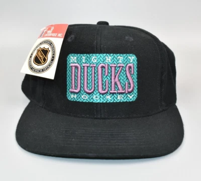 Gorra Anaheim Mighty Ducks Vintage Twins Enterprise Strapback - Nueva con etiquetas Foto 1 de 4