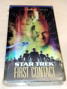 Paramount Star Trek First Contact VHS Movie Patrick Stewart, Levar Burton - Imagen 1 de 2