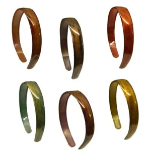 New! Hard Headband Hair Accessory Hand Painted Hairband with Teeth 6 colors - Picture 1 of 17
