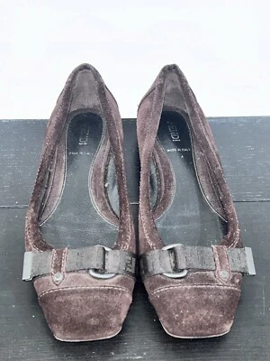 Pisos Fendi vintage marrón, EU 36,5 Foto 1 de 4