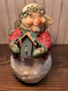 VTG Christmas Snowman Angel 8”Tall 2002 By Don Mechanic Enterprises  - Picture 1 of 12