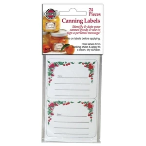 Norpro Canning Labels - 24 Count - Picture 1 of 1