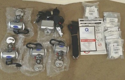 KIT RETRACTOR QSTRAINT DELUXE SLIDE-N-CLICK Q-8110-HRT-SC + L-TRACK HA & BOLT-ON Foto 1 de 4