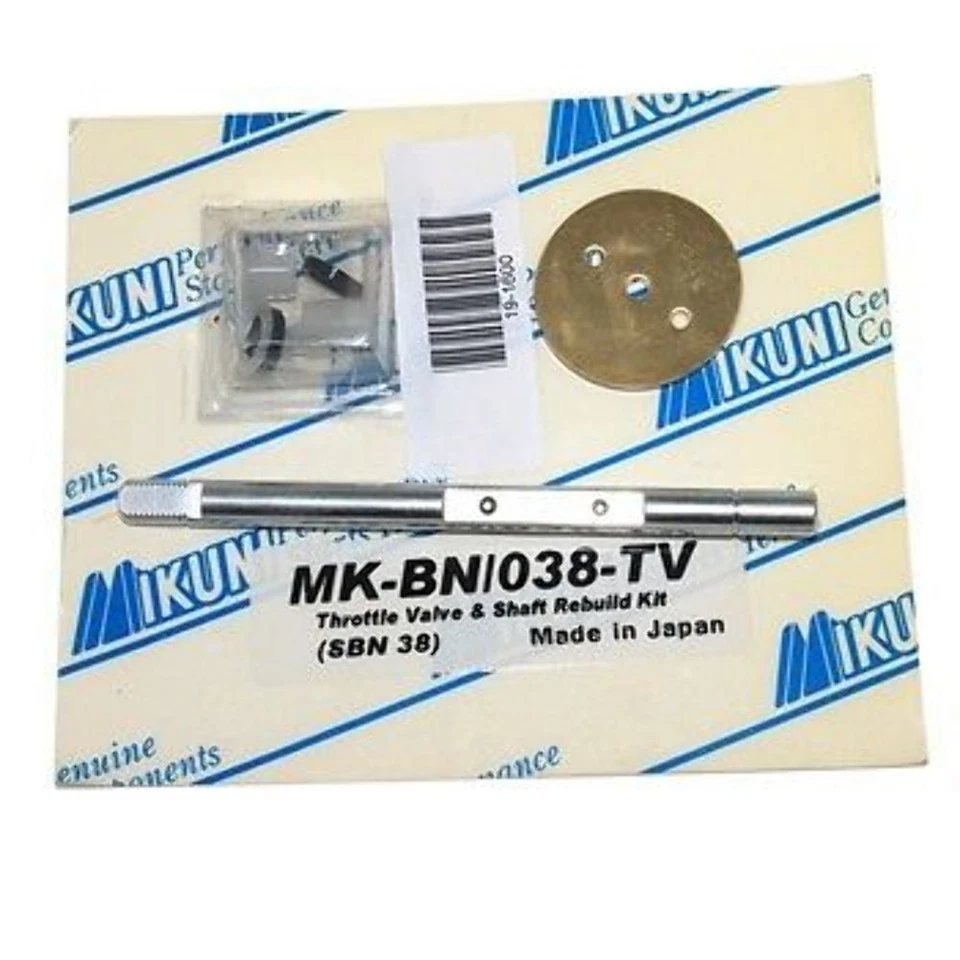 NIB Seadoo Watercraf Throttle Valve & Shaft Mikuni SBN 38 OEM MK-BN038 TV - Image 1 of 1