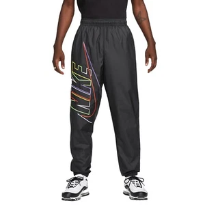 NIKE SPORTSWEAR WOVEN FUTURA TRACK PANTS BLACK DX0621-010 size LARGE NSW FC SB - Picture 1 of 4