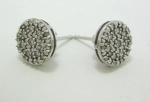 SCHÖNE DAMEN OHRSTECKER 10 K WEISSGOLD DIAMANT 0,34 KT.     2.1G - Bild 1 von 7