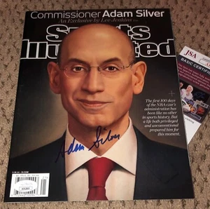 ADAM SILVER SIGNED SPORTS ILLUSTRATED MAGAZINE JSA AUTOGRAPH BASKETBALL NBA AUTO - Picture 1 of 1