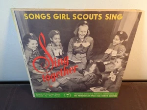 SONGS GIRL SCOUTS SING 1960 DOUBLE 78 SET GATEFOLD VG++ / Sing Together  - Picture 1 of 1