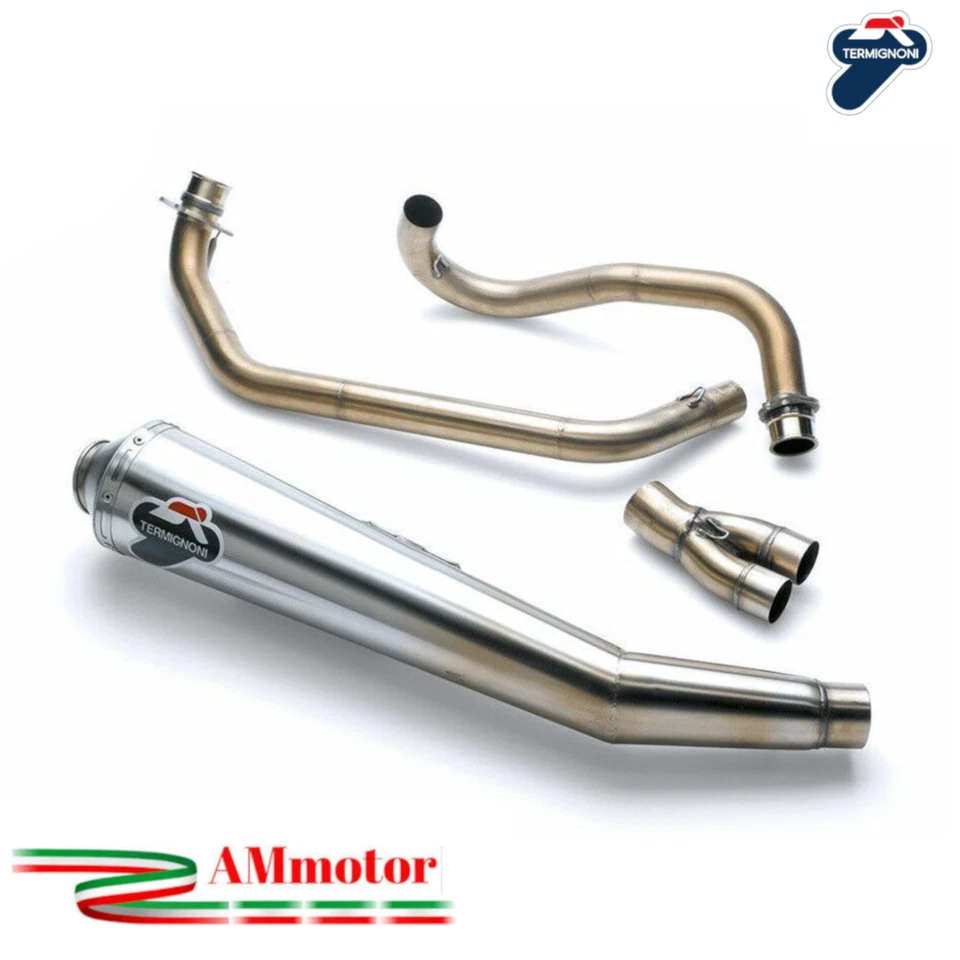 Termignoni Ducati PAUL SMART GT 1000 Pot D' Echappement Complet Moto Approuve - Photo 1/1