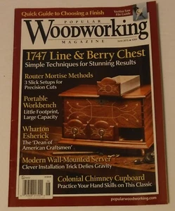 Popular Woodworking Magazine June 2013 the 1747 Line & Berry Chest - Picture 1 of 1