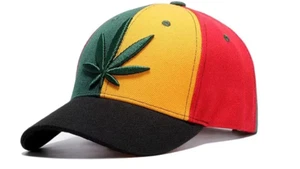 Nueva Gorra de Béisbol Marihuana Cannabis Maleta Sombrero Ajustable Snapback Hombres Rasta - Imagen 1 de 5