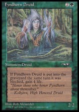Magic the Gathering MTG Fyndhorn Druid (90b) Alliances   LP