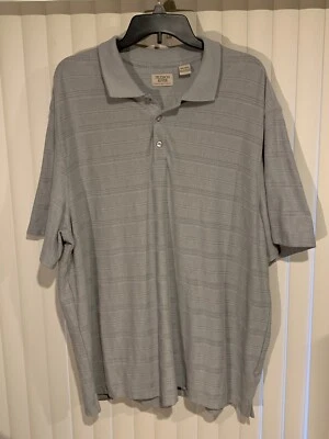 Hudson River Men’s Polo Shirt Gray XXL - Image 1 of 3
