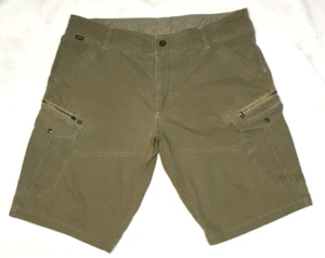 Kuhl Vintage Patina Dye Cargo Shorts Outdoor Utility Tag 38 FIT 40 x 12 FLAWED - Picture 1 of 14