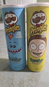 Ricky And Morty Special Edition Meeseeks And Rick Empty Pringle Cans