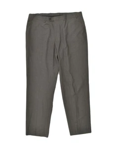 MICHAEL KORS Mens Slim Suit Trousers W40 L32 Grey Polyester AI96 - Picture 1 of 3