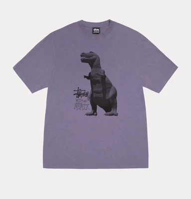 Stussy Big & Meaty Pigment Dyed Tee Grape Large New With Tags - Image 1 of 3