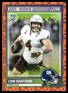 Puntuación 2025 - Rookies Cameron Skattebo #1 Pumpkin (RC) - Imagen 1 de 2