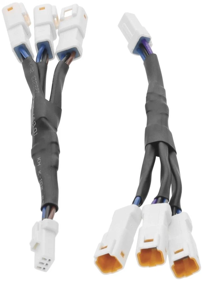 Conectores en Y de 3 pines Kuryakyn para alforja trazadora luz 2929 Foto 1 de 3