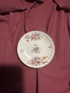 Minton Marlow Mermelada Plato Baratija Floral Tazón Poco Profundo Hueso China Inglaterra 4 3/8" Wow - Imagen 1 de 4