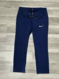 Nike Dri-Fit Running Women’s Capri Leggings Blue Womens Size XS - Picture 1 of 7