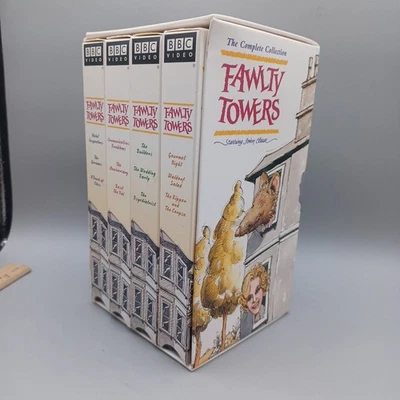 Fawlty Towers: The Complete Collection 4 Tape VHS BBC Video Very Good Preowned  - Image 1 of 4