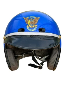CHiP's California Highway Patrol Motorcycle Helmet 7 1/4 Vintage 1989 Authentic - Picture 1 of 12
