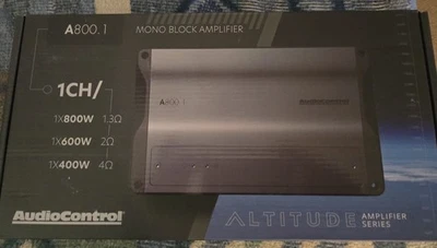 AudioControl A800.1 Altitude Monoblock Amplifier Used - Image 1 of 3