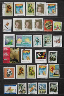 Canada Special Stamps — Lot of 30 — Christmas Seals / Charity Issues — Ref. 2341 - Image 1 of 2