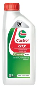OLIO MOTORE CASTROL GTX 10W40 A3/B4 1LT - 1 LITRO - Foto 1 di 1