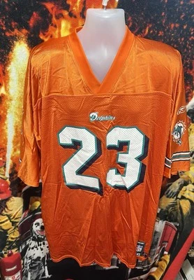 NFL Miami Dolphins Ronnie Marrón #23 Naranja Equipo Ropa Jersey Talla 2XL Foto 1 de 4