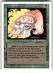 Revised Edition Magic: The Gathering Llanowar Elves MTG NM - Picture 1 of 2