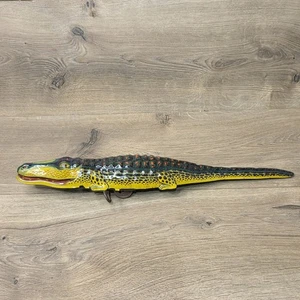 Vintage Blech Litho Alligator Aufziehspielzeug 15 Zoll - Bild 1 von 7