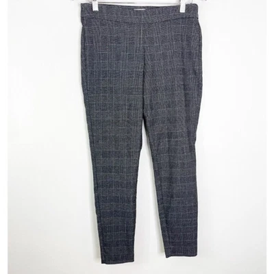 Nanette Lepore High Waist Plaid Skinny Pull On Ankle Leggings Size 10 - Image 1 of 4