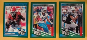 2025 SCORE Green Border Carolina Panthers Etienne RC Xavier Legette Jalen Coker - Picture 1 of 1